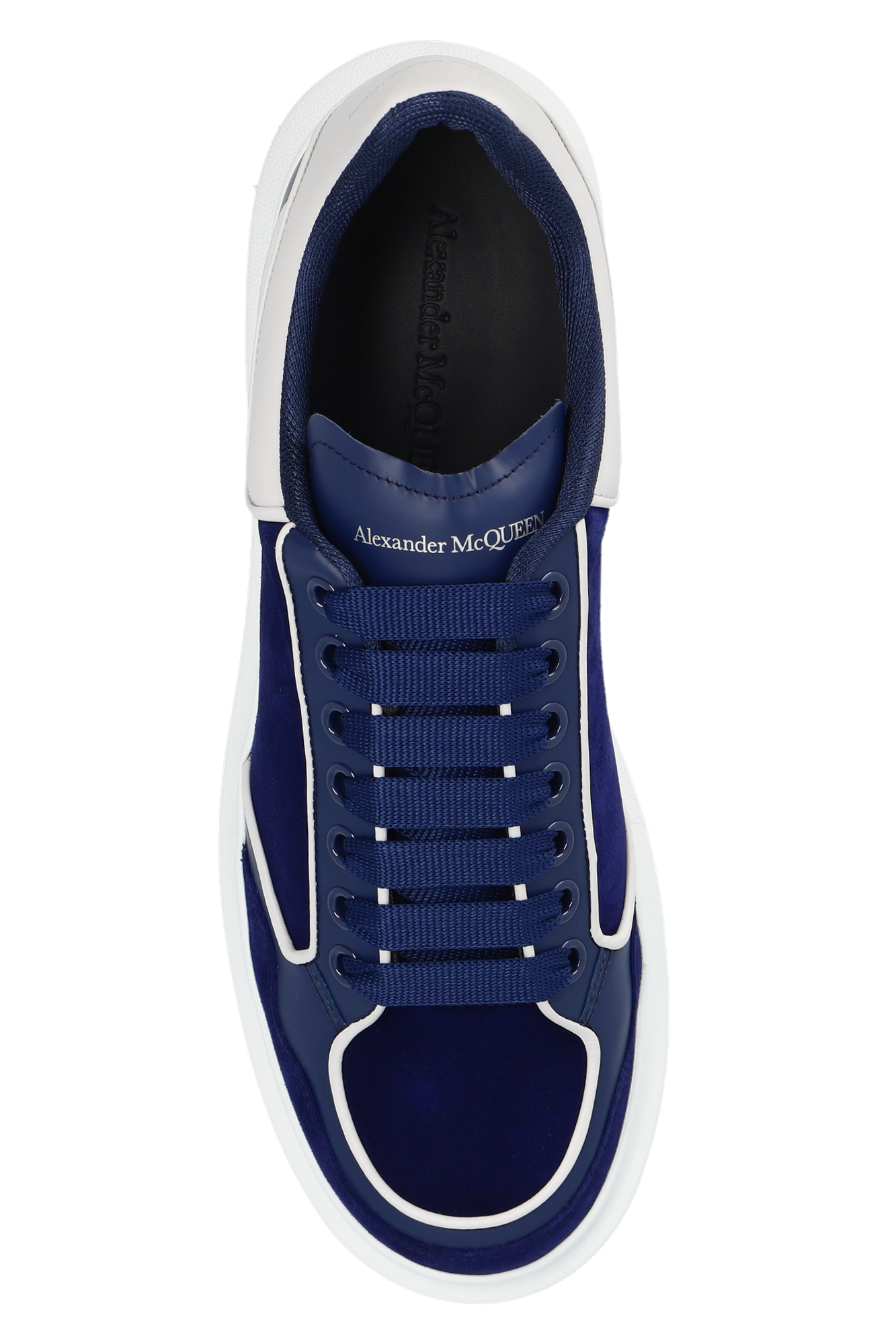 Alexander mcqueen hot sale navy sneakers